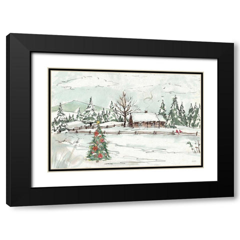 Seasonal Charm X Black Modern Wood Framed Art Print with Double Matting by Tavoletti, Anne