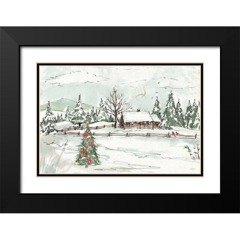 Seasonal Charm X Black Modern Wood Framed Art Print with Double Matting by Tavoletti, Anne
