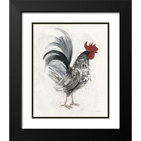 Gents I Black Modern Wood Framed Art Print with Double Matting by Hristova, Albena