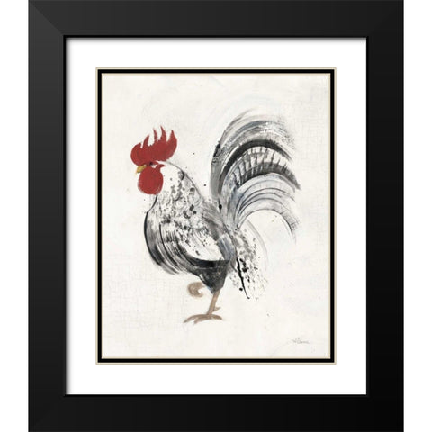 Gents II Black Modern Wood Framed Art Print with Double Matting by Hristova, Albena