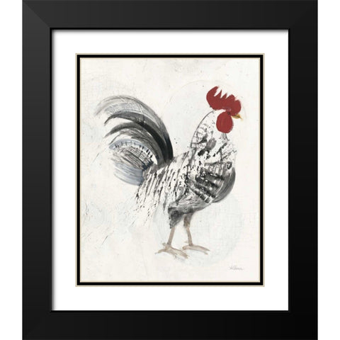 Gents III Black Modern Wood Framed Art Print with Double Matting by Hristova, Albena