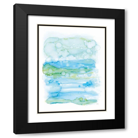 Drifting By I Black Modern Wood Framed Art Print with Double Matting by Averinos, Melissa