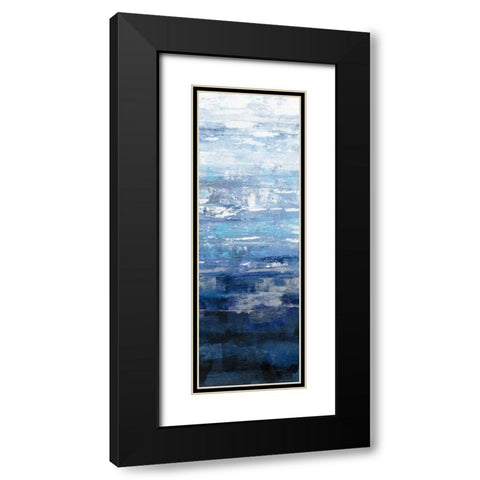 Icelandic Wave III Black Modern Wood Framed Art Print with Double Matting by Vassileva, Silvia