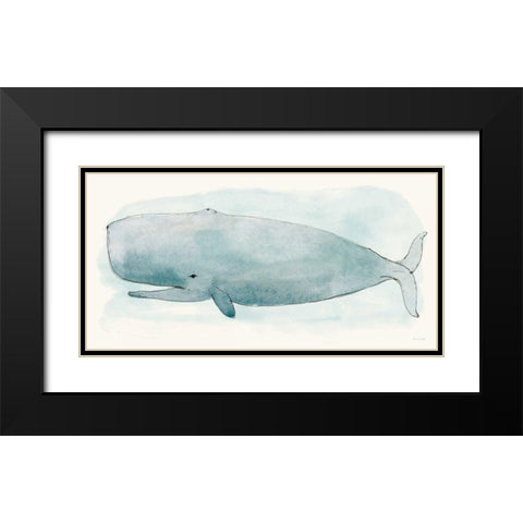 Sea Life V Black Modern Wood Framed Art Print with Double Matting by Miller, Sara Zieve