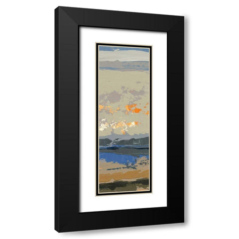 Evening Killala Bay III Black Modern Wood Framed Art Print with Double Matting by Dowling, Grainne