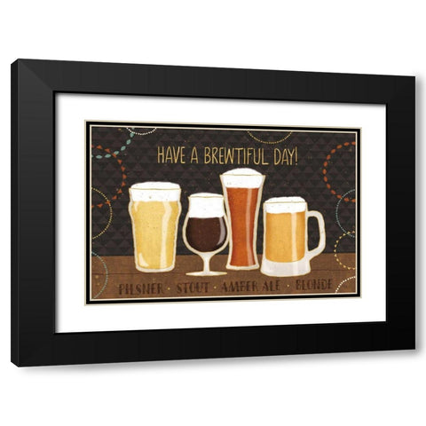 Suds I Black Modern Wood Framed Art Print with Double Matting by Charron, Veronique