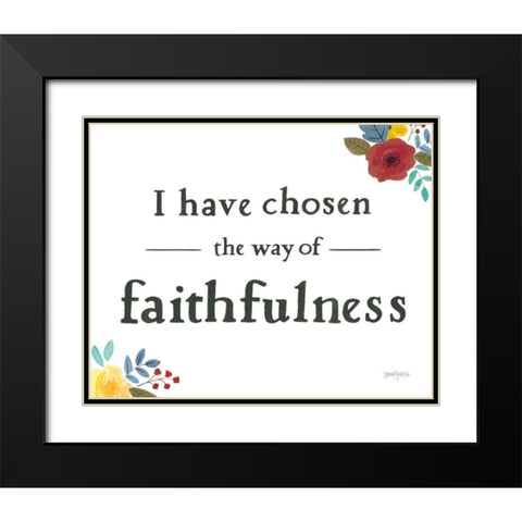 Scripture for Life VI Black Modern Wood Framed Art Print with Double Matting by Jackson, Jenaya
