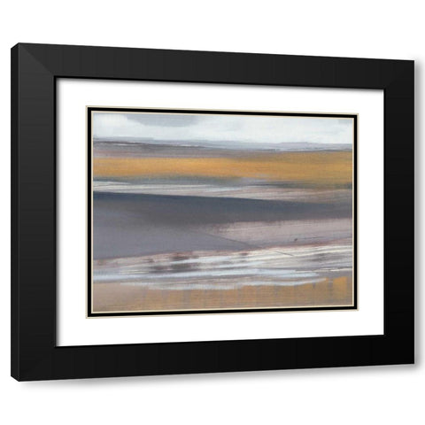 Misty Morning Crop Black Modern Wood Framed Art Print with Double Matting by Maye, Jo