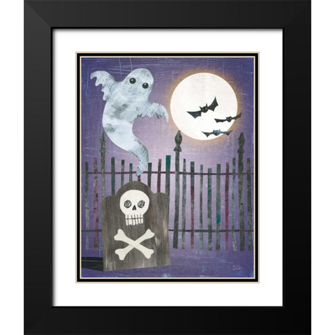 Gravetown III Black Modern Wood Framed Art Print with Double Matting by Averinos, Melissa