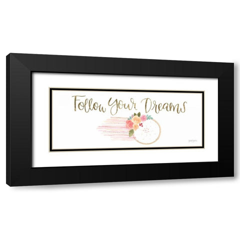 Girl Power XII Black Modern Wood Framed Art Print with Double Matting by Jackson, Jenaya
