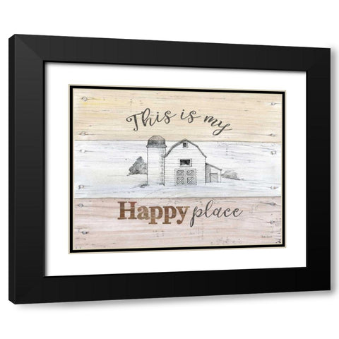 Farmhouse III Black Modern Wood Framed Art Print with Double Matting by Grove, Beth