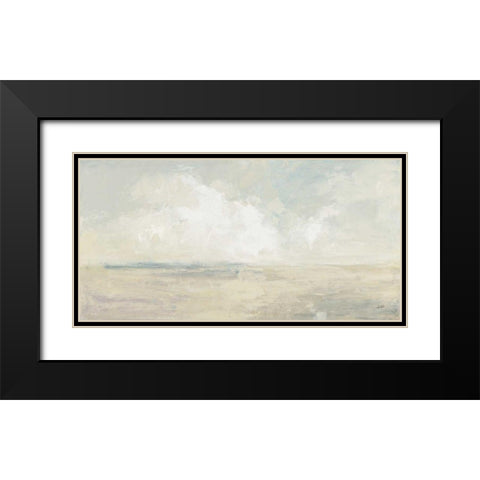 Sky and Sand Black Modern Wood Framed Art Print with Double Matting by Purinton, Julia