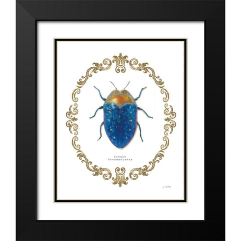 Adorning Coleoptera V Black Modern Wood Framed Art Print with Double Matting by Wiens, James