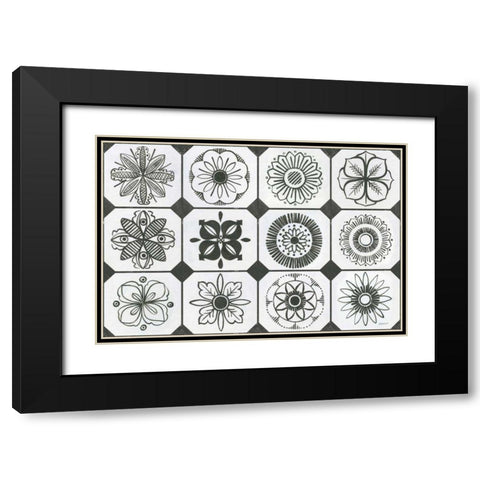Patterns of the Amazon XVII Black Modern Wood Framed Art Print with Double Matting by Lovell, Kathrine