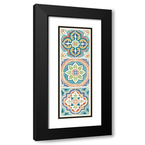 Colorful Journey VII Black Modern Wood Framed Art Print with Double Matting by Pela Studio
