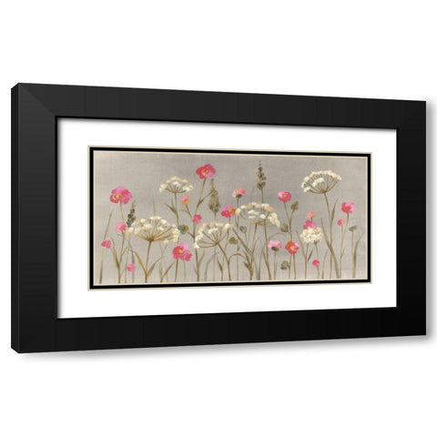 Delicate Garden Black Modern Wood Framed Art Print with Double Matting by Vassileva, Silvia