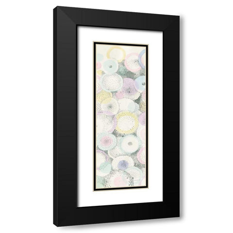 Breezes II Black Modern Wood Framed Art Print with Double Matting by Nai, Danhui