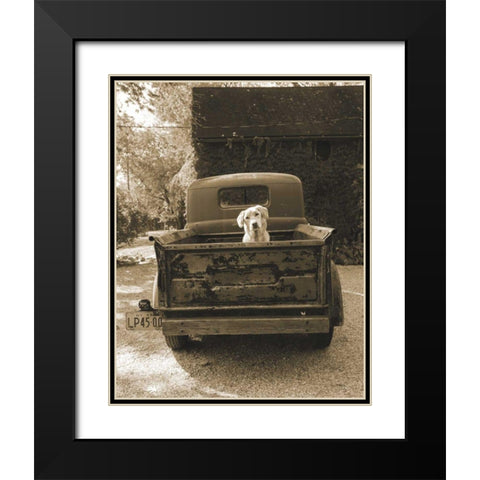 Get Out of Dodge Black Modern Wood Framed Art Print with Double Matting by Dratfield, Jim