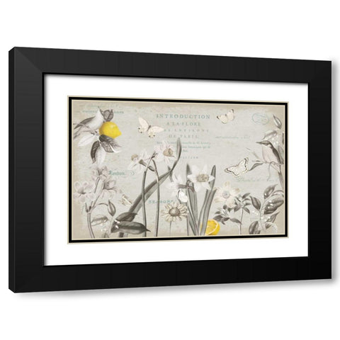 Citron Curiosities I Gray Black Modern Wood Framed Art Print with Double Matting by Pertiet, Katie