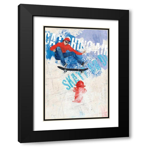 Catching Air I Black Modern Wood Framed Art Print with Double Matting by Tillmon, Avery
