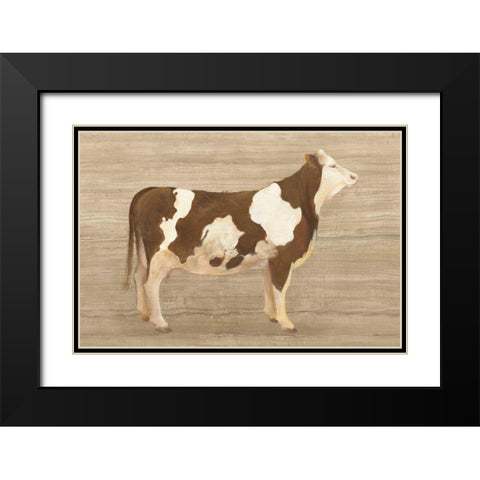 Pretty Girl Black Modern Wood Framed Art Print with Double Matting by Hristova, Albena