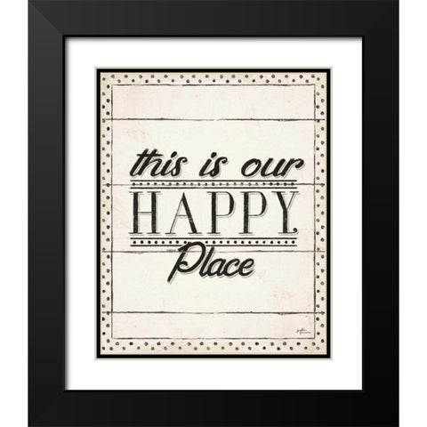 Country Thoughts XII Black Modern Wood Framed Art Print with Double Matting by Penner, Janelle