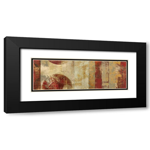 Caribbean Sunrise III Black Modern Wood Framed Art Print with Double Matting by Silva, Roque