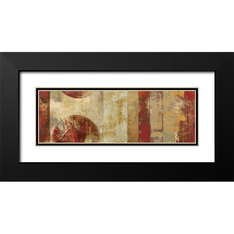 Caribbean Sunrise III Black Modern Wood Framed Art Print with Double Matting by Silva, Roque