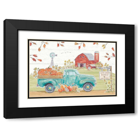 Fall Market I Black Modern Wood Framed Art Print with Double Matting by Brissonnet, Daphne