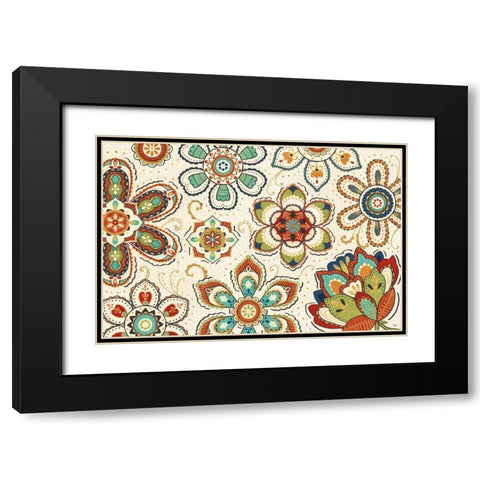 La Vida Loca I Black Modern Wood Framed Art Print with Double Matting by Charron, Veronique