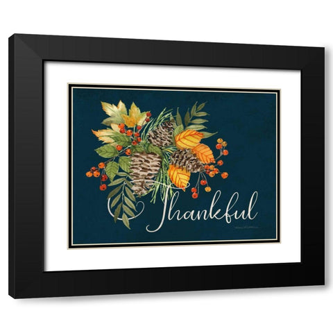 Autumn Splendor I Black Modern Wood Framed Art Print with Double Matting by McKenna, Kathleen Parr