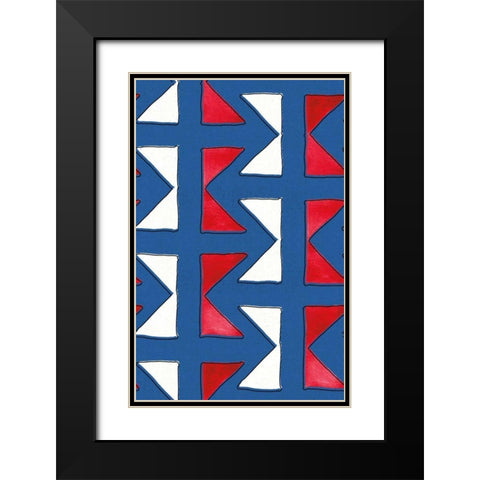Seafood Shanty Step 02D Black Modern Wood Framed Art Print with Double Matting by Tavoletti, Anne