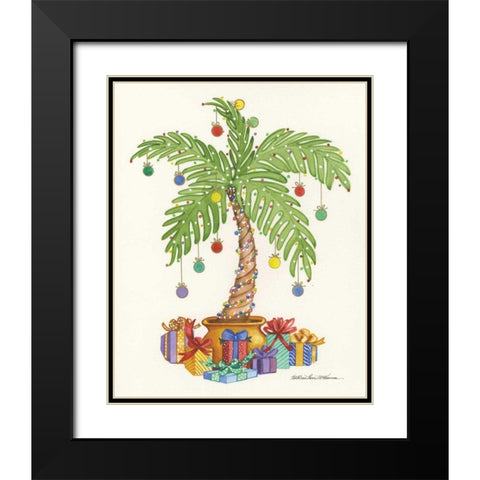 Palm Tree Gifts Crop Black Modern Wood Framed Art Print with Double Matting by McKenna, Kathleen Parr