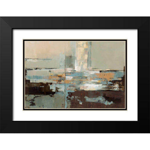Morning Haze - WAG Black Modern Wood Framed Art Print with Double Matting by Vassileva, Silvia