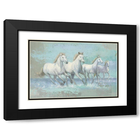 Running Wild Crop I Black Modern Wood Framed Art Print with Double Matting by Wiens, James