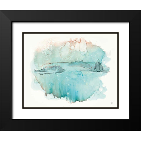 Stars at Night Black Modern Wood Framed Art Print with Double Matting by Averinos, Melissa