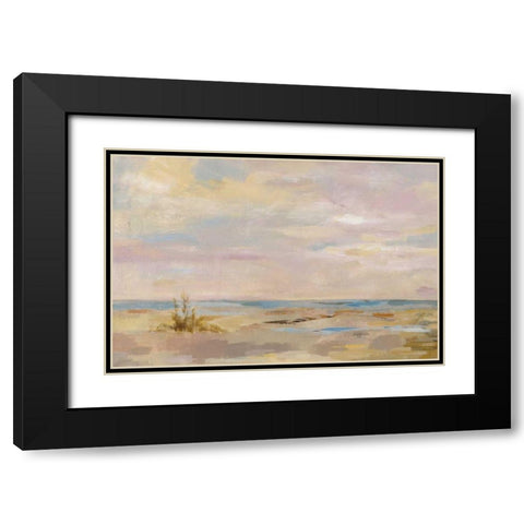 Dreamy Beach Black Modern Wood Framed Art Print with Double Matting by Vassileva, Silvia