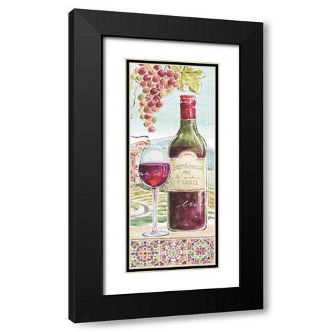 Wine Country V Black Modern Wood Framed Art Print with Double Matting by Brissonnet, Daphne