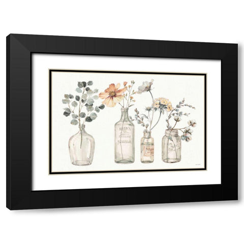 A Country Weekend VIII v2 Fall Black Modern Wood Framed Art Print with Double Matting by Audit, Lisa