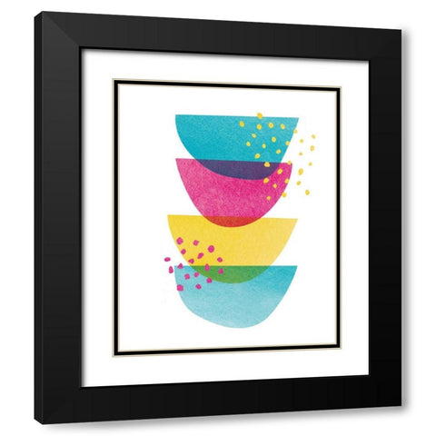 Balance III Black Modern Wood Framed Art Print with Double Matting by Hershey, Moira