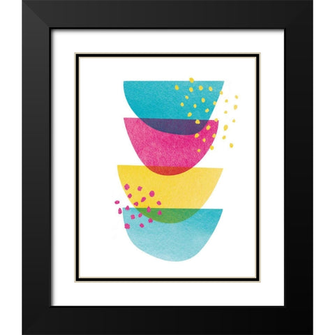 Balance III Black Modern Wood Framed Art Print with Double Matting by Hershey, Moira