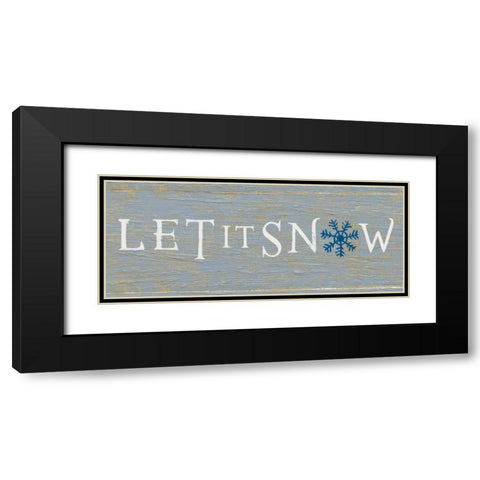 Christmas Affinity I Grey Black Modern Wood Framed Art Print with Double Matting by Wiens, James