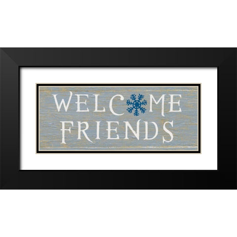 Christmas Affinity II Grey Black Modern Wood Framed Art Print with Double Matting by Wiens, James