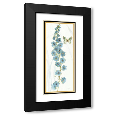 Rainbow Seeds Flowers VI Butterfly Black Modern Wood Framed Art Print with Double Matting by Audit, Lisa