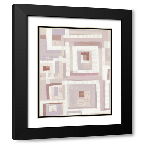Harbor Windows VII Blush Black Modern Wood Framed Art Print with Double Matting by Averinos, Melissa
