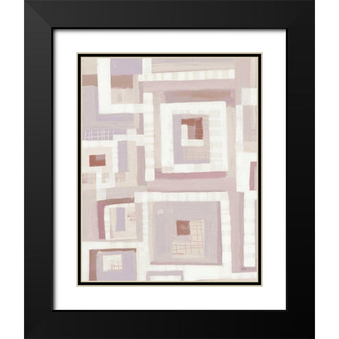 Harbor Windows VII Blush Black Modern Wood Framed Art Print with Double Matting by Averinos, Melissa