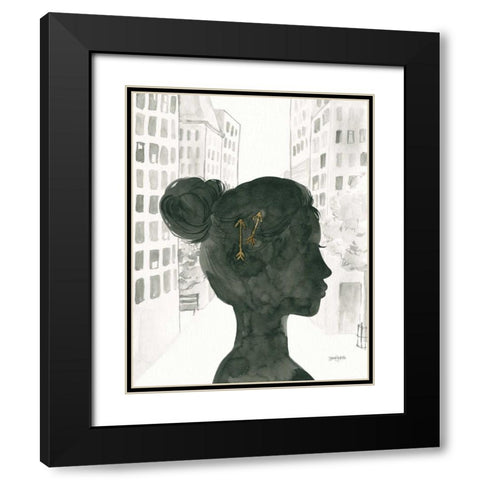 Boss Ladies I Black Modern Wood Framed Art Print with Double Matting by Jackson, Jenaya
