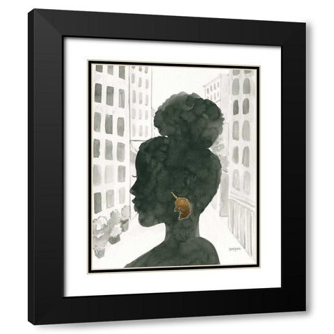 Boss Ladies II Black Modern Wood Framed Art Print with Double Matting by Jackson, Jenaya
