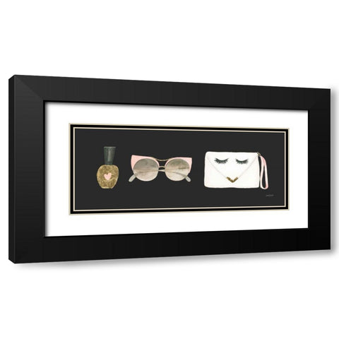 Boss Ladies X Black Black Modern Wood Framed Art Print with Double Matting by Jackson, Jenaya