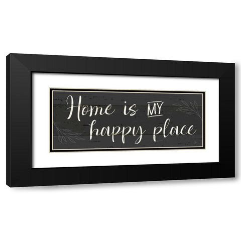 Simple Signs II Black Black Modern Wood Framed Art Print with Double Matting by Aiken, Jess